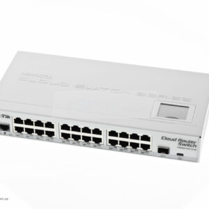 MikroTik - CRS125-24G-1S-IN - , Cloud Router Gigabit Switch, 24x 10/100/1000 Mbit/s Gigabit Ethernet with AutoMDI/X, Fully manageable Layer3, RouterOS v6, Level 5 license.