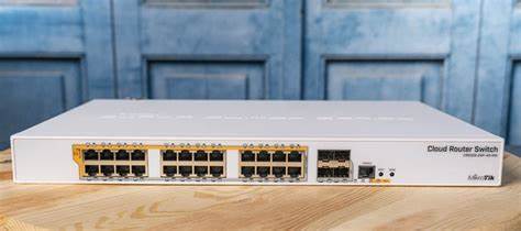 Mikrotik Cloud Router Switch CRS328-24P-4S+RM 24-Port Gigabit Ethernet Switch with 4 10Gbps SFP+ Ports