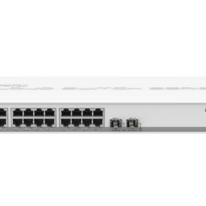 Mikrotik CSS326-24G-2S+RM 24 port Gigabit Ethernet switch with two SFP+ ports in 1U rack