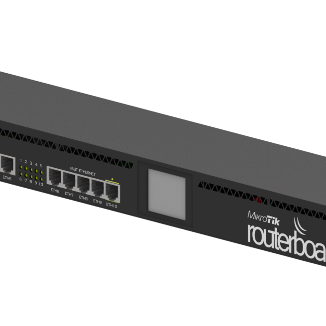 Mikrotik RB2011UiAS-RM with 1x SFP, 5xFe, 5xGe, USB, Serial port(Level 5 Lic.)