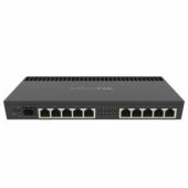 Mikrotik RB4011iGS+RM Powerful 10xGigabit port router with a Quad-core ,1GB RAM, SFP+(RB4011GS+RM)