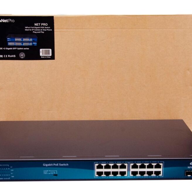 NetPro NPG-16-300W  18-Port Gigabit Intelligent PoE Switch