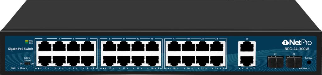 NetPro NPG-24-300W   26-Port Gigabit Intelligent PoE Switch