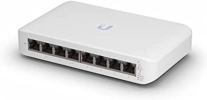 Ubiquiti UniFi Switch Lite 8 PoE | 8-Port Gigabit Switch with 4 PoE+ 802.3at Ports (USW-Lite-8-PoE)