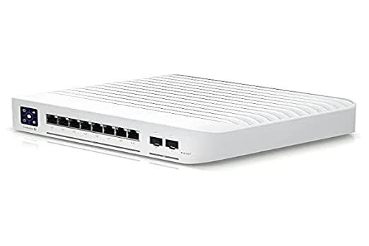 Ubiquiti Enterprise 8Port PoE | 8-Port Managed Layer 3 Multi-Gigabit PoE Switch With 2SFP