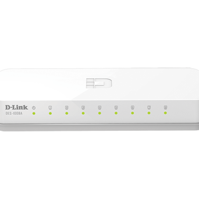 D-LINK DES-1008A 8-Port 10/100 Switch
