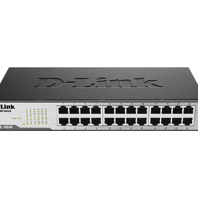 D-LINK DES-1024D 24-Port Fast Ethernet Unmanaged Switch