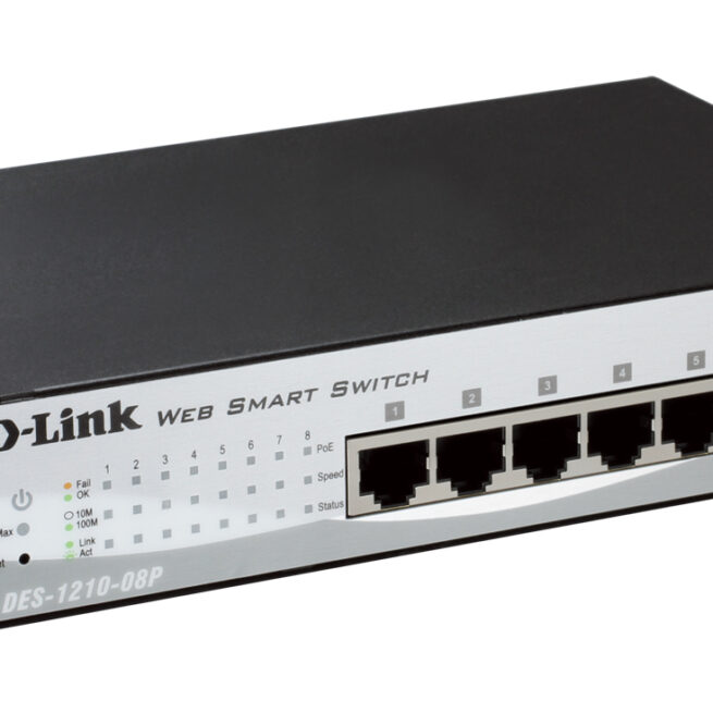 D-LINK DES-1210-08P 8-Port 10/100Base-T PoE Smart switch