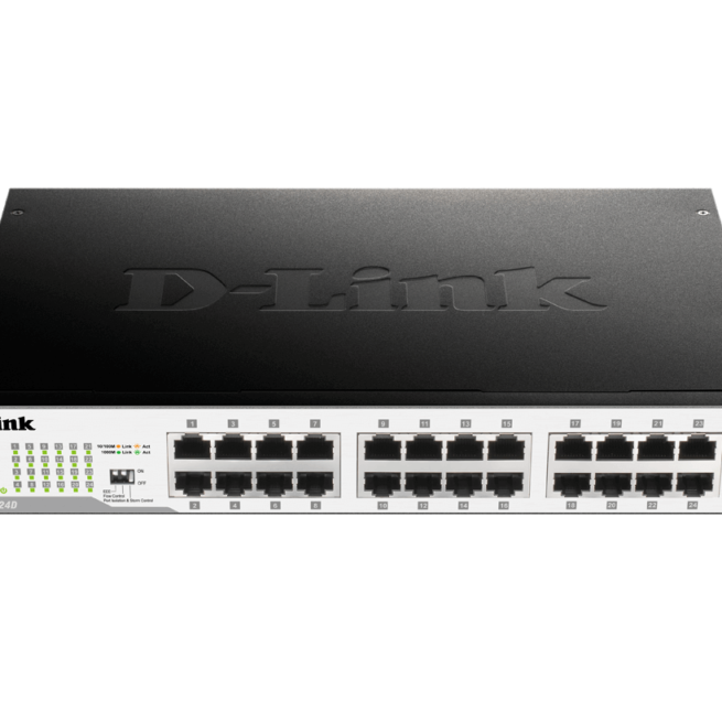 D-LINK DGS-1024D 24-Port Gigabit Unmanaged Desktop Switch