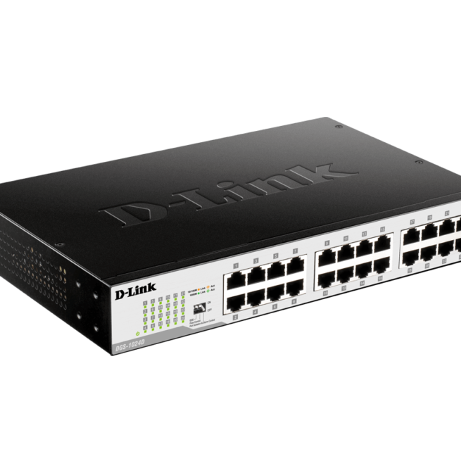 D-LINK DGS-1024D 24-Port Gigabit Unmanaged Desktop Switch