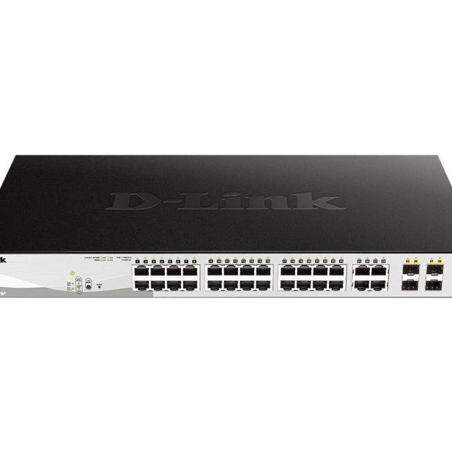 D- LINK DGS-1210-28P 28-Port Gigabit Smart Managed PoE Switch