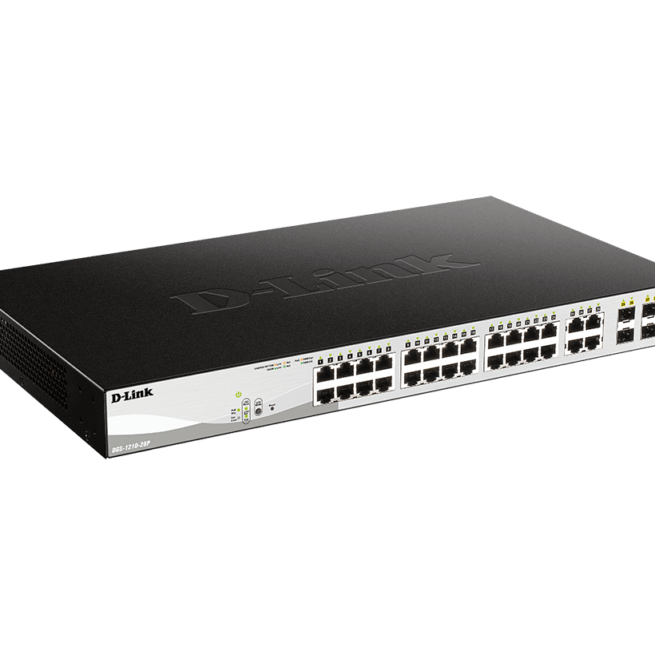 D- LINK DGS-1210-28P 28-Port Gigabit Smart Managed PoE Switch