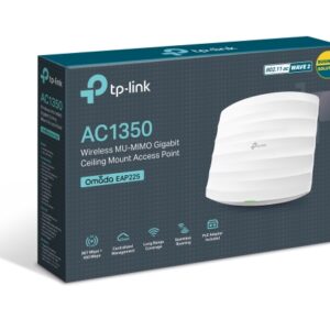 TP-LINK EAP225 AC1350 Wireless MU-MIMO Gigabit Ceiling Mount Access Point