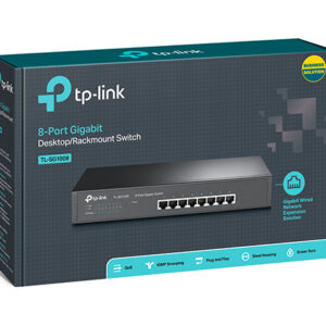 TP-LINK TL-SG1008 8-Port Gigabit Desktop/Rackmount Switch