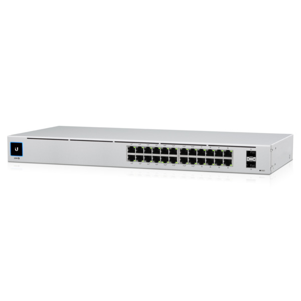 Ubiquiti Unifi Network 24-Port Managed Gigabit PoE Switch with 2SFP PortsUSW-24-POE
