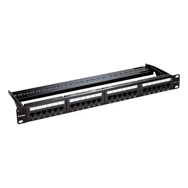 D-LINK 24P UTP CAT6 PATCH PANEL (NNP-C61BLK241) D-LINK PATCH PANEL 24 PORT CAT 6 - NPP-C61BLK241