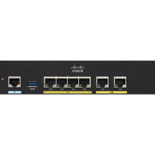 C921-4P-Cisco 921 is a gigabit Ethernet security router with internal..