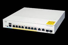 C1000-8FP-E-2G-L Cisco Catalyst 1000 Series Switches Detail:	 8x 10/100/1000 Ethernet PoE+ ports and 120W PoE budget, 2x 1G SFP and RJ-45 combo uplinks, with external PS