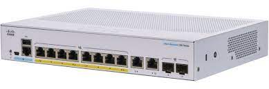 CBS350-8P-E-2G - Cisco Business 350 switch, 8 10/100/1000 PoE+ ports with 67W power budget, 2 Gigabit copper/SFP combo ports