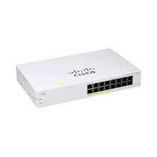 CBS110-16T - Cisco Business 110 Series Unmanaged Switches Series ; Detail: Cisco Business 110 Unmanaged Switch, 16 10/100/1000 ports ;