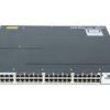 WS-C3750X-48P-L Catalyst 3750-X PoE Switch ; Detail: Cisco Catalyst 3750X-48P Switch Layer 3 - 48 x 10/100/1000 Ethernet PoE+ Ports - LAN Base – Managed.