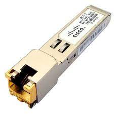Cisco GLC-T is a 1000BASE-T SFP for Copper Networks. The 1000BASE-T SFP operates on standard Category 5 unshielded twisted pair copper cabling of up to 100m ...