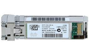 Cisco SFP-10G-SR module is the multimode 10G fiber optical transceiver, and it supports up to 400m link length when uses 4700Mhz KM MMF (OM3).