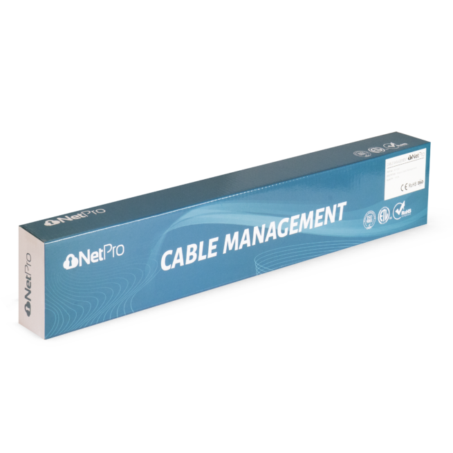 NETPRO  1U  Cable Management Horizontal Cable 19-inch Rack Mount NT-CM