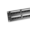 Netpro 48 Port 1U Rackmount Cat 6 unshielded full loaded Patch panel