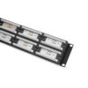 Netpro 48 Port 1U Rackmount Cat 6 unshielded full loaded Patch panel