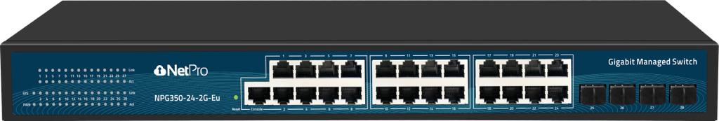 NPG350-24-2G-Eu -28 Port Gigabit Managed Ethernet Switch