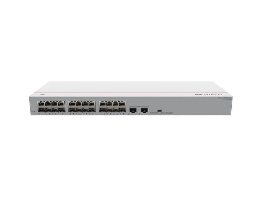 S110-24T2SR (24*10/100/1000BASE-T ports, 2*GE SFP ports, AC power)