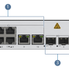 AC650-128AP mainframe (10*GE ports, 2*10GE SFP+ ports, with the AC/DC adapter)