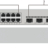AC650-128AP mainframe (10*GE ports, 2*10GE SFP+ ports, with the AC/DC adapter)