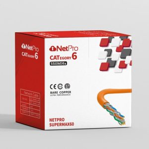 Netpro -CAT6 UTP 23/24 AWG SOLID BARE COPPER CABLE 305mhz