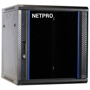 Netpro 15U / 19” RACK cabinet, wall mounted, vandal-resistant, grey, 600x450